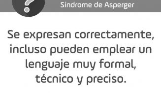 Imágenes de Autismo España para explicar el Asperger.